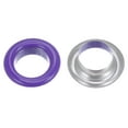 thumbnail image 4 of 200 Juego Color Redondos Ojales 10mm Agujero Metal Ojales con Arandelas para Recortes Álbum Zapatos Ropa Cuero Lienzo, Púrpura, 4 of 7