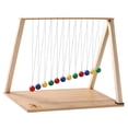 thumbnail image 4 of Cradle Balance Balls Single Pendulum Wave Device Brain Teaser Collectibles Herramienta de aprendizaje de física para regalo de cumpleaños, 4 of 9