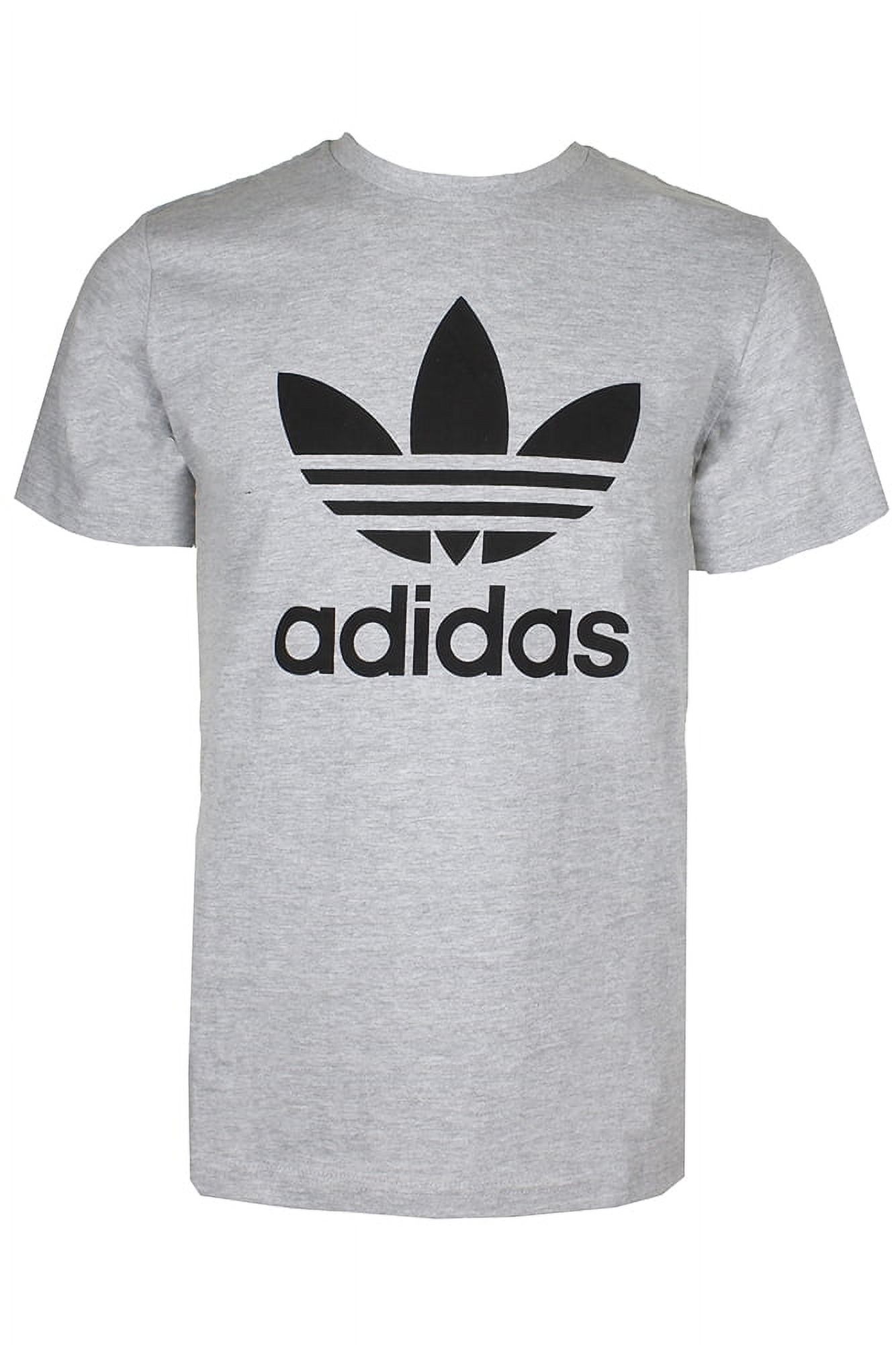 Adidas Trefoil Logo Men's Short Sleeve T-Shirt Black photo 7