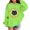 Green, variant on Grblisyd Girls Oversized Hoodies Halloween Long Sleeve Pullover Sweatshirts Kids Fashion Casual Outfits Fall Winter Clothes