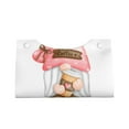 thumbnail image 4 of Lsque Coffee Gnome (1) Printed Long Tissue Box Cover Holder, Facial Paper Organizer Dispenser,Triangle with Bottom Belt, PVC Leather Decorative Organizer, 4 of 9