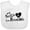 AA-White, variant on Inktastic Bestie Frenchie Boys or Girls Baby Bib