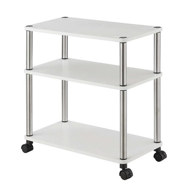Convenience Concepts 131394W Designs2Go Office Caddy, White - 23.75 x 25 x 11.75 in.