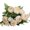 White, variant on Shenmeida 1 Bouquet Fake Flowers Vintage Artificial Rose Silk Flowers Wedding Home Decoration