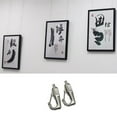 thumbnail image 2 of Pack of 10 Stainless Steel Picture Hooks Heavy Duty Metal Art Gallery Hangers, 2 of 9