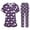 Print-1, variant on Scrubs Set for Women Nurse Uniform Jogger Set Stretch Top & Pants with Multi Pocket for Nurse Workwear