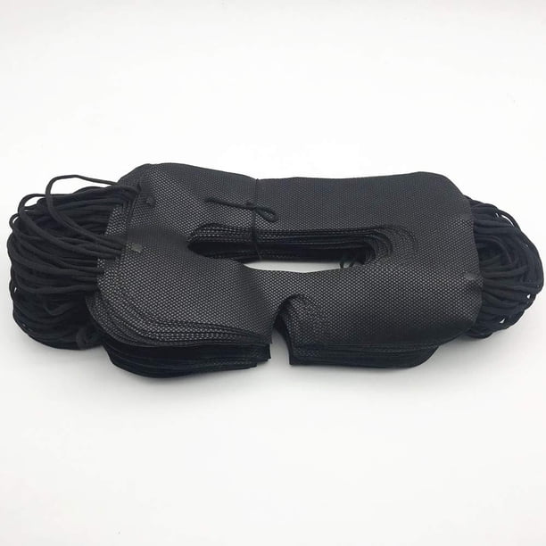 Máscara de realidad virtual desechable de diseño universal, máscara de realidad virtual sanitaria de tela no tejida, protección contra el sudor suave y transpirable, uso cómodo (100 piezas)