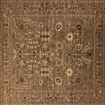 thumbnail image 1 of Ahgly Company Indoor Square Oriental Brown Industrial Area Rugs, 3' Square, 1 of 4