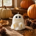 thumbnail image 7 of Simple 3D Ghost Soy Scented Candles, Cute Fangs Ghost Shaped Wax Candle for Halloween Farmhouse Table Center Decor Trick-or-Treat Gift, 7 of 7