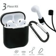 thumbnail image 6 of Xtreme 3-Piece Black Protective Silicon Case for Airpods, 6 of 6