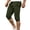 Green, variant on Fnooota Men's Athletic Shorts, Summer Knee Length Workout Elastic Waist Running Shorts with Pockets Gray Size S-3XL
