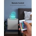 thumbnail image 5 of YSITIAN 3D LED Night Light Lamp, baseball cap, Football Helmet, Basketball Flat Acrylic Optical Illusion Lighting Lamp with 16 Colors Touch Sensor with Remote YT04-137, 5 of 7