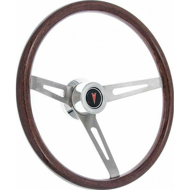 19671968 Pontiac Dark Wood Steering Wheel Kit Arrowhead Hub Firebird GTO