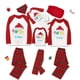 thumbnail image 1 of Pijamas familiares navideños a juego, conjuntos de pijamas a cuadros blancos y negros, Santa, gafas de sol, Navidad en julio, 1 of 4