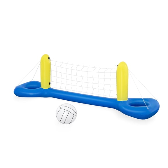 H2OGO! 8ft x 25in Multicolor Volleyball Set Child Inflatable Pool Game