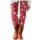 thumbnail image 1 of Leggings Navideños Para Mujer Moda Casual Impreso Leggings Ajustados Pantalones Largos de Cintura Alta Odeerbi  ODB194295, 1 of 6