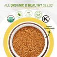 thumbnail image 2 of Organic Brown Sesame Seeds – 2 Pack (16oz ea) by Sunbest Organic – USDA Organic Seeds, 2 of 7