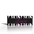 thumbnail image 1 of Love Glitter - Contemporary Fine Art Giclee on Canvas Gallery Wrap - wall décor - Art painting - 27 x 11 Inch - Ready to Hang, 1 of 2
