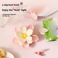 thumbnail image 5 of QHUDLV Flower Fridge Magnets with Sealing Clips, 3D Magnetic Petal Food Sealer, Msgnetic Sealing Clips for Food Storage, Decorative Fridge Magnets, for Sealing Chips, Bread Bags, 5 of 9