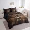 thumbnail image 3 of Homewish Wildlife Deer 7-Piece Twin Bedding Sets For Kids Children Teens,Woodland Animal Bedding Comforter Set,Lodge Cabin Breathable Sheet Sets,Luxury Bedroom Decor,Reversible, 3 of 8