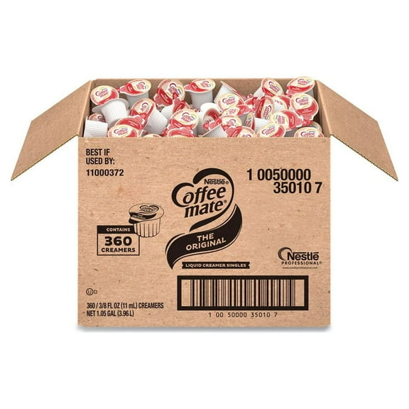 Coffee mate Original Liquid Creamer 0.38 oz. 360/Carton (NES35010)