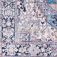 thumbnail image 7 of Livabliss Iris Abstract Indoor Area Rug, Dark Blue, 9' x 12', 7 of 7