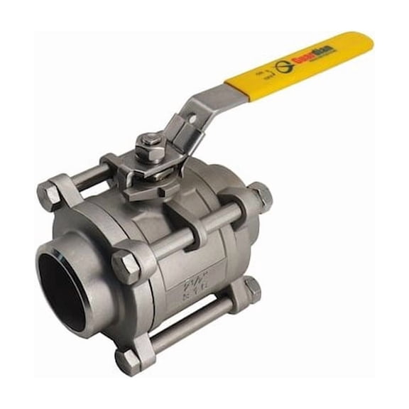 Manufacturer Varies Manual 2-Way Ball Valve,Butt Weld,316 SS 06Q031B04034