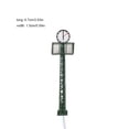 thumbnail image 3 of Yuarrent Lámparas de reloj de ferrocarril, poste de luz en miniatura, diseño de construcción, poste ligero, luces de calle, decoraciones de Artesanía Tipo9, 3 of 6