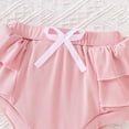 thumbnail image 5 of CAICJ98 My First Easter Baby Girl Outfits Newborn Short Sleeve Romper+Rabbit Tutu Skirt+Headband Infant Clothes Set (Pink,12-18 Months), 5 of 6