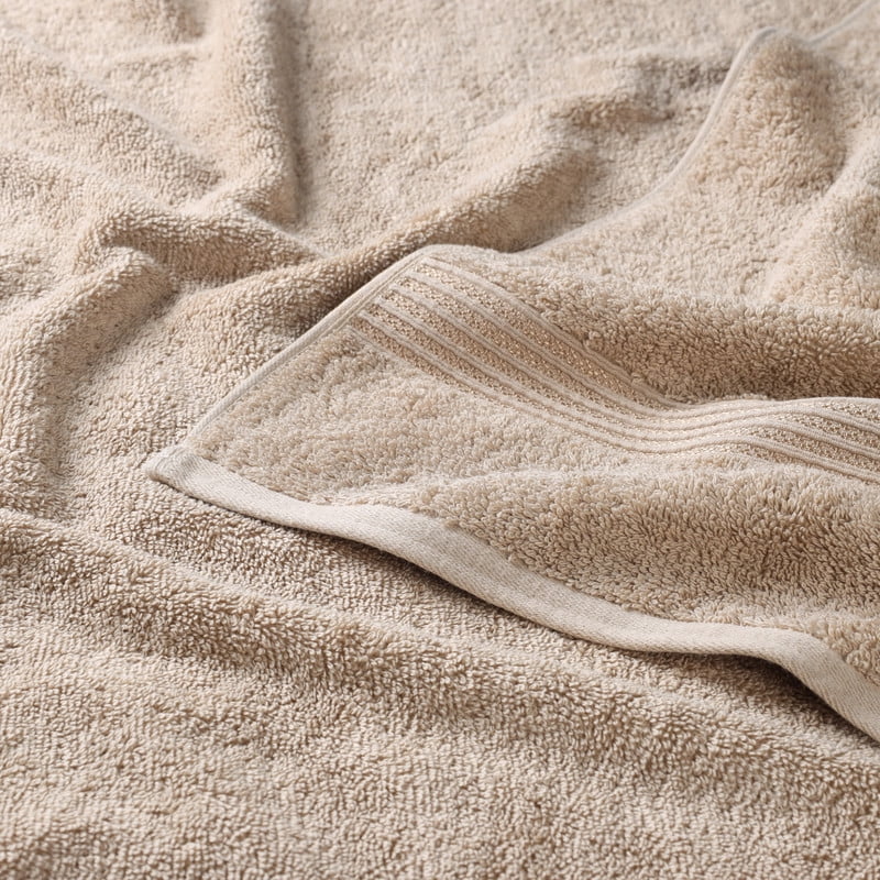 Superior Egyptian Cotton Absorbent Taupe Hand Towel Set of 8