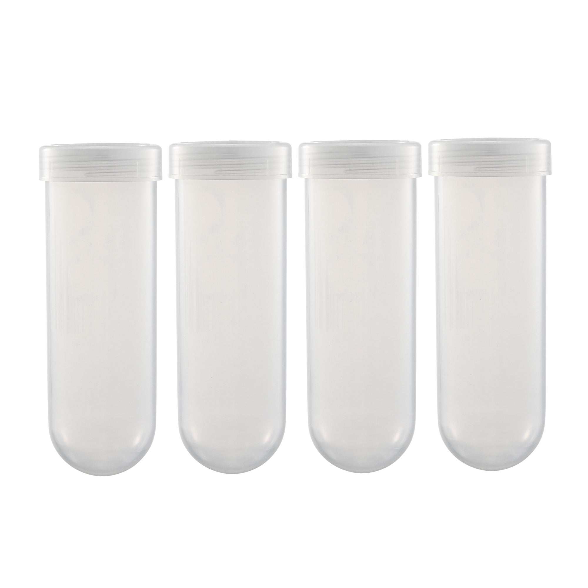 10 Pcs 100ml Plastic Centrifuge Tubes with Screw Cap Round Bottom