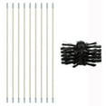 thumbnail image 1 of Ensemble de Brosse Nettoyante pour Cheminée Utilisé avec Perceuse Électrique, Convient au Nettoyage des Cheminées, 9 Traits, 1 of 7