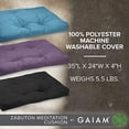 thumbnail image 4 of Gaiam Zabuton Coussin de Sol Noir, 4 of 4