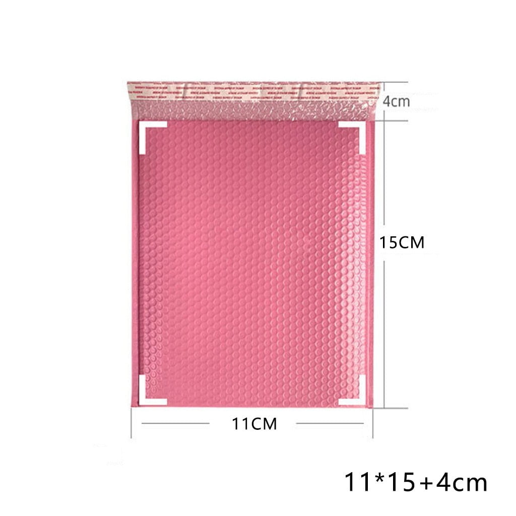 10pcs 15x20 4cm Rose Gold Bubble Envelop Foil Bubble Mailer Gift Packaging 