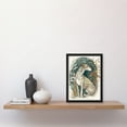 thumbnail image 2 of Greyhound Dog in Flower Field Modern Pastel Boho Watercolour Illustration Artwork Framed Wall Art Print A4, 2 of 4