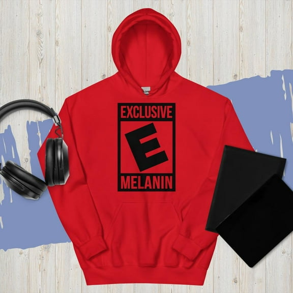 RATED EXCLUSIVE MELANIN Hoodie (Red, S)