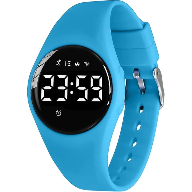 Kids Watch, Teenager Boy Watch Digital Sport Fitness Tracker, With Alarm/chronograph/waterproof For Boy Girl Gift 5-19 Years Old(blue)