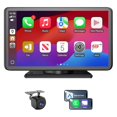 thumbnail image 1 of Portable for Apple Carplay/Android Auto Screen for Car, 7 Inch HD Touch Screen Wireless Car Play with Backup Camera, Voice Control, BT, FM, Mirror Li, 1 of 7