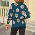 thumbnail image 4 of Bovemsi Womens Sweaters Cozy Women's Autumn And Winter Knitted Long Sleeved Sweater Warm Comfortable Top Casual Fashion Business Casual Sweaters, 4 of 9