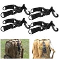thumbnail image 4 of Backpack Carabiner, Simple Reliable 4Pcs Backpack Hanging Carabiner, for Usual Belt Camping Bag, 4 of 8