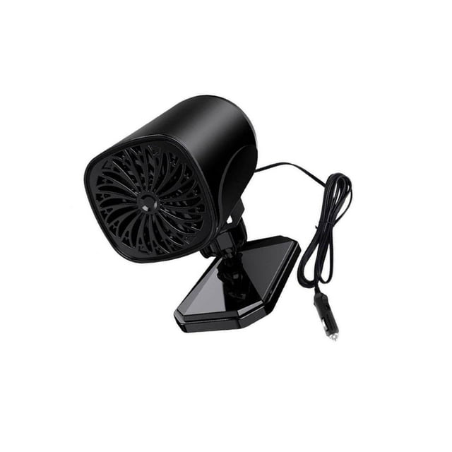 Car Heater Demister Defroster Winter/Cold Weather Anti-Fog for Vehicle Fog Windshield Defogging Foggy 12V Black