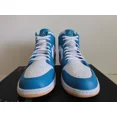 thumbnail image 3 of Ni - ke Ni - ke Air Jordan 1 Mid Aquatone-Celestial Gold-White Sz 17 [DQ8426-400], 3 of 5