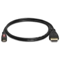 thumbnail image 2 of Cmple - Micro HDMI to HDMI Cable 3ft 4K Male to Male for DSLR, Digital Camera, Camcorder, Capture Card & Monitor - Black, 2 of 7