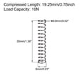 thumbnail image 3 of Unique Bargains Compression Spring,6mm OD,0.6mm Wire Size,19.25mm Compressed Length,35mm Free Length,10N Load Capacity,20pcs, 3 of 4