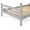 GRAY, variant on From the Tree Furniture Solid Wood Bunk Bed with Ladder & Safety Rails – Heavy-Duty Kids & Teen Bunk Frame for Bedroom or Guest Room