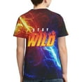 thumbnail image 7 of Ben Azelart Stay Wild Kids T-Shirt 3d Printed Graphic T-Shirts Boys And Girls Short Sleeve Shirts For Youth Kids X-Small, 7 of 7