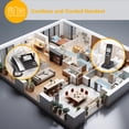 thumbnail image 2 of Teléfono residencial AT&T DECT 6.0 con cable/inalámbrico con 3 auriculares CL84318, 2 of 9