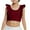 Red, variant on HaiMao Girls Training Bra Clearance Cute Ruffle Sports Bra for Kids Scoop Neckline Fitness Yoga Bra Strap Crop Top Wine 10 Years