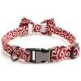 thumbnail image 3 of Collares para perros personalizados con pajarita, cómodo y suave collar para mascotas, clip de correa personalizado para pequeños,(Tricolor), 3 of 5