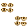 thumbnail image 1 of Wosthever 4 piezas de platos de salsa de acero inoxidable, de vinagre para condimentos, tazones de inmersión, vajilla de cocina, accesorio para Type1 NO1, 1 of 6